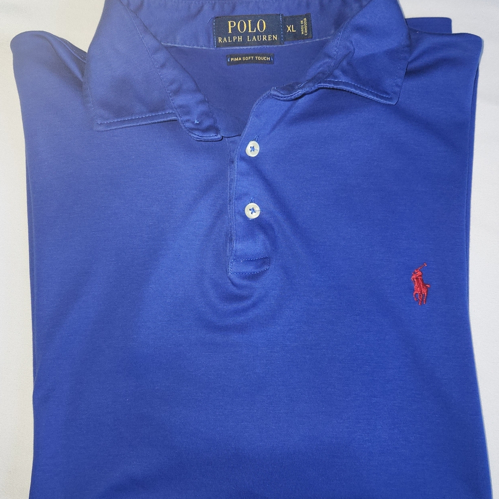 Polo by Ralph Lauren Men's Royal Blue Polo Shirt